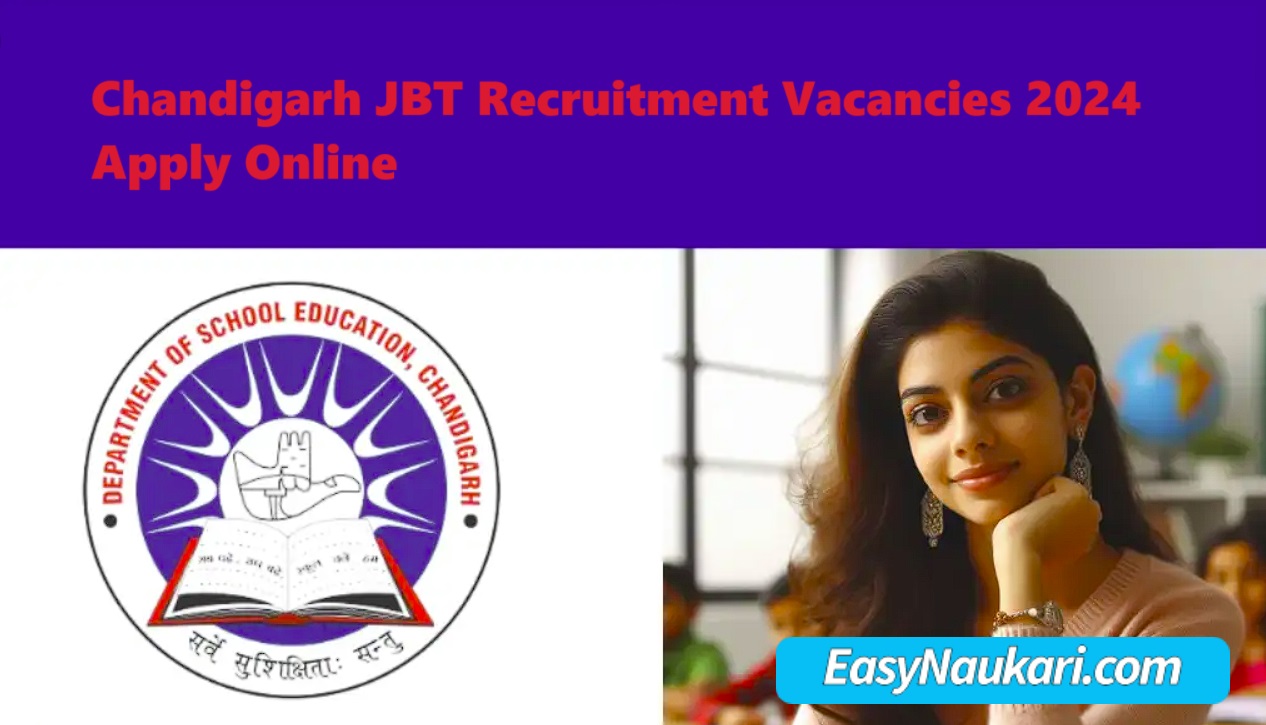 Chandigarh Jbt Recruitment Vacancies 2024 Apply Online