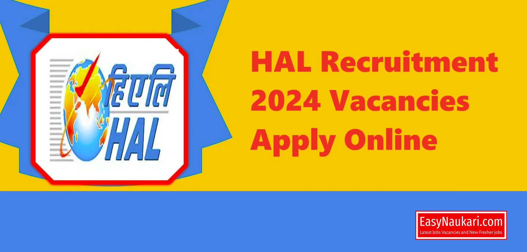 HAL Recruitment 2024 Vacancies Apply Online