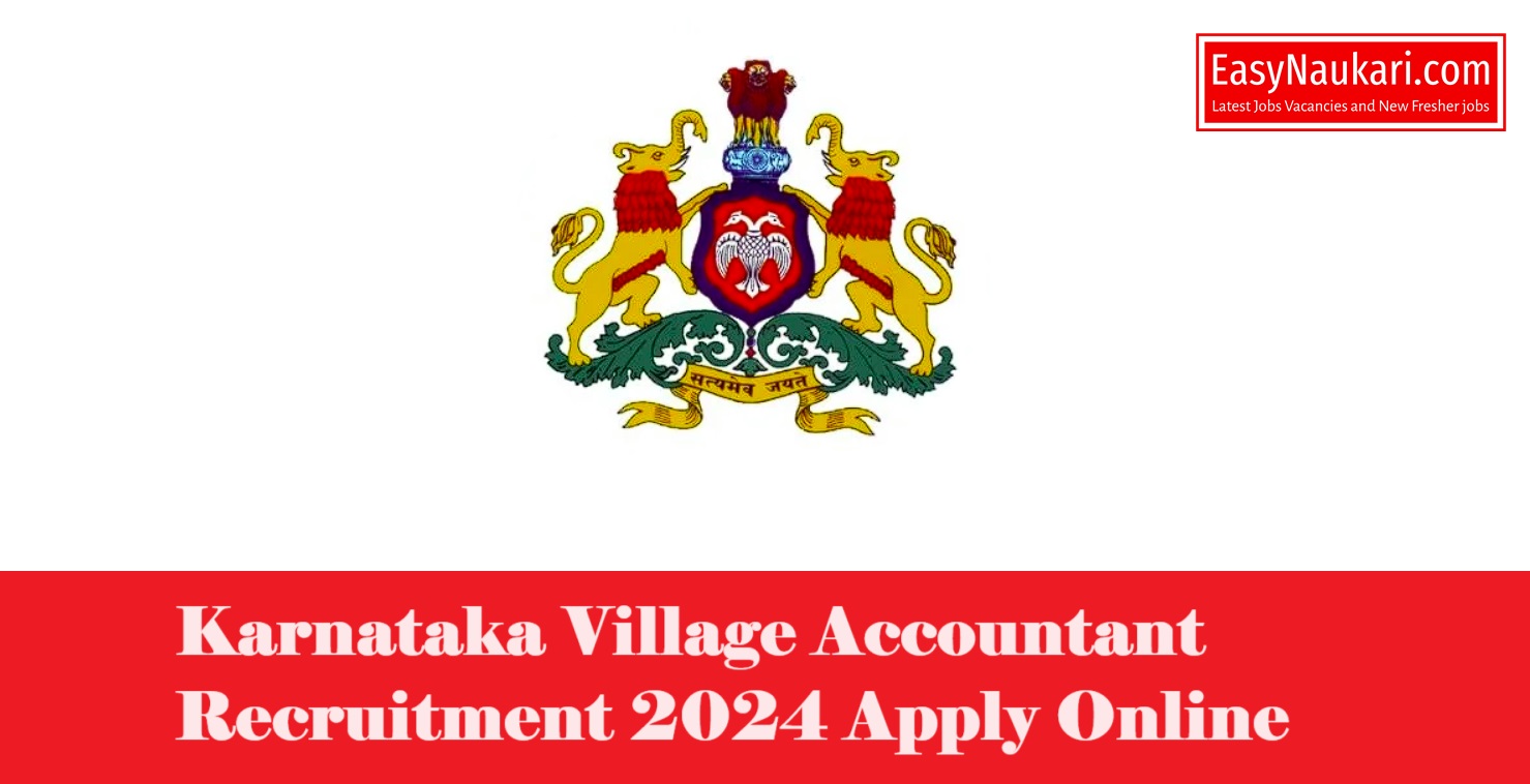 Karnataka Village Accountant Recruitment 2024 Apply Online
